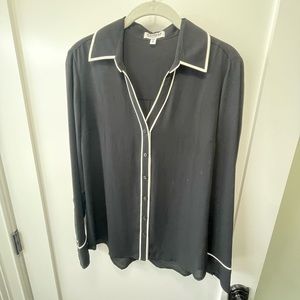 Express Poplin style button down shirt